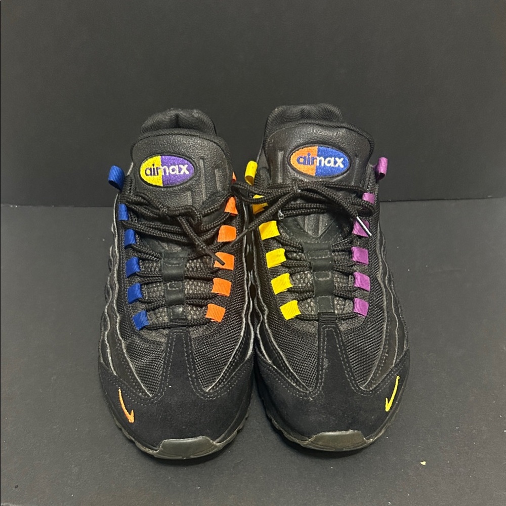 Nike Kids Air Max Sneakers - Black with Colorful Details